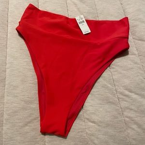 Aerie High Cut Cheeky Bikini Bottom